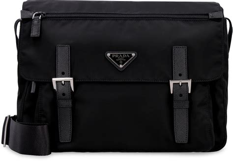 prada nylon messenger bag|prada männer umhängetasche.